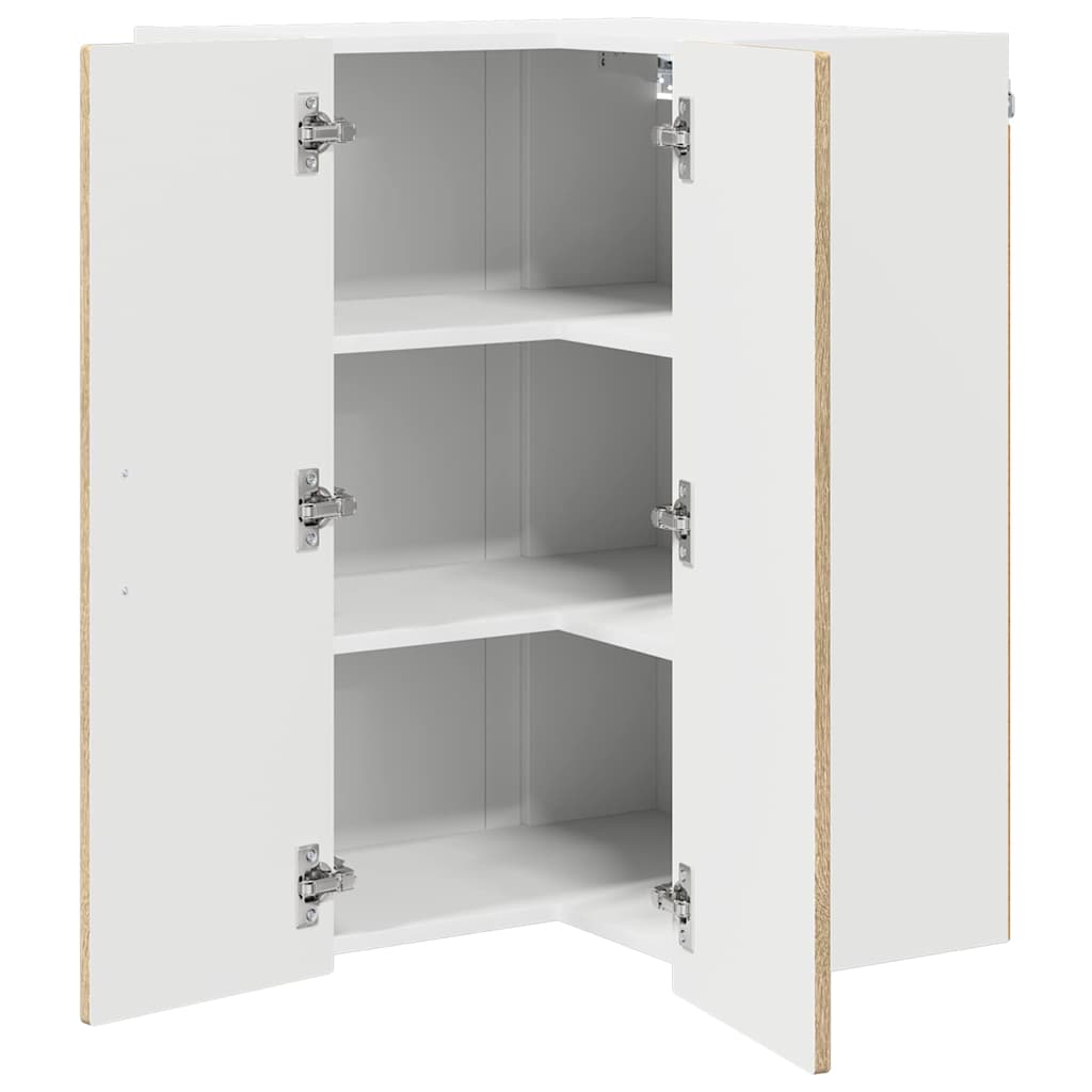 Dulap suspendat de bucatarie Stejar Sonoma 57 x 57 x 80 cm — imaginea 6