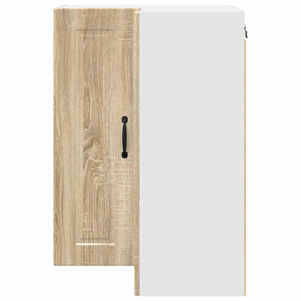 Dulap suspendat de bucatarie Stejar Sonoma 57 x 57 x 80 cm — imaginea 7