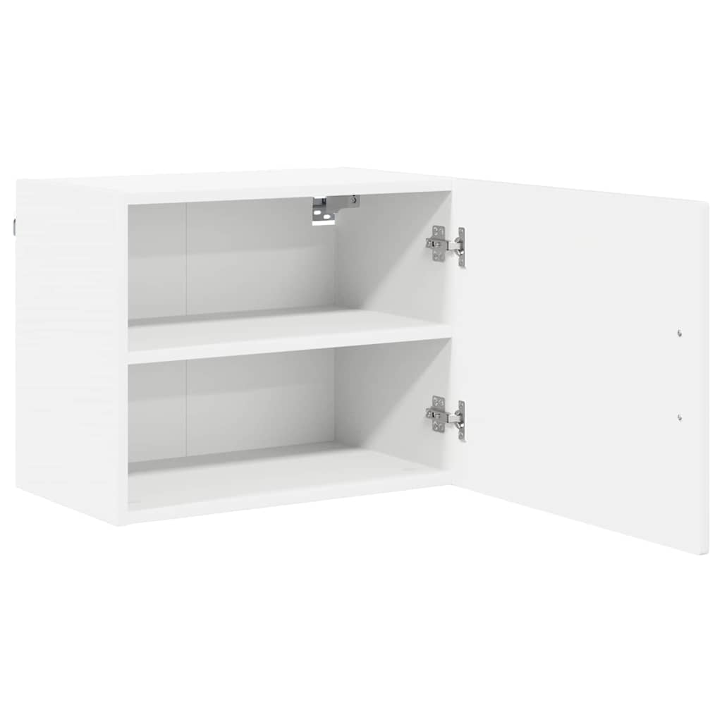 Dulap suspendat de bucatarie cu raft Alb lucios 50 x 31 x 40 cm — imaginea 6
