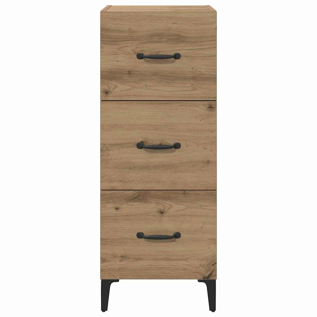 Bufet Stejar Artizanal 34,5 x 34 x 90 cm Lemn compozit — imaginea 7