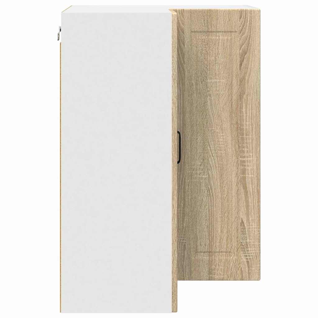 Dulap suspendat de bucatarie Stejar Sonoma 57 x 57 x 80 cm — imaginea 8