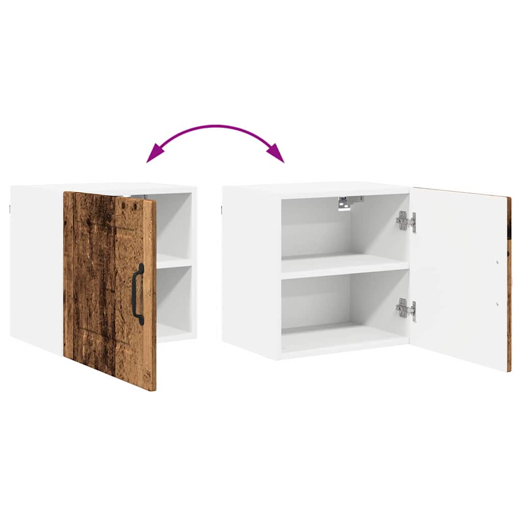 Dulap suspendat de bucatarie 2 pcs Lemn Vechi 40 x 31 x 40 cm — imaginea 13