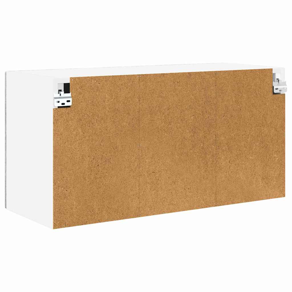 Dulap suspendat de bucatarie cu raft Gri Sonoma 80 x 31 x 40 cm — imaginea 9