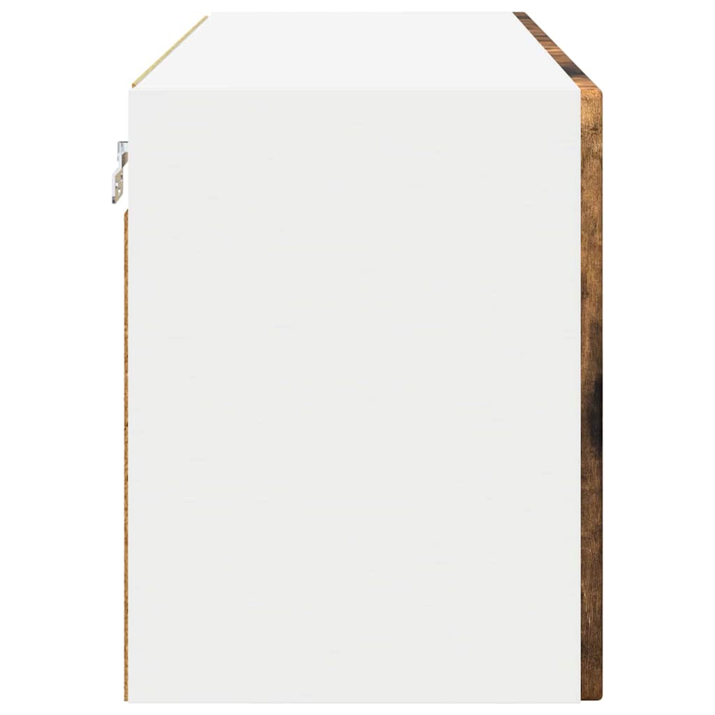 Dulap suspendat de bucatarie Stejar fumuriu 80 x 31 x 40 cm — imaginea 8