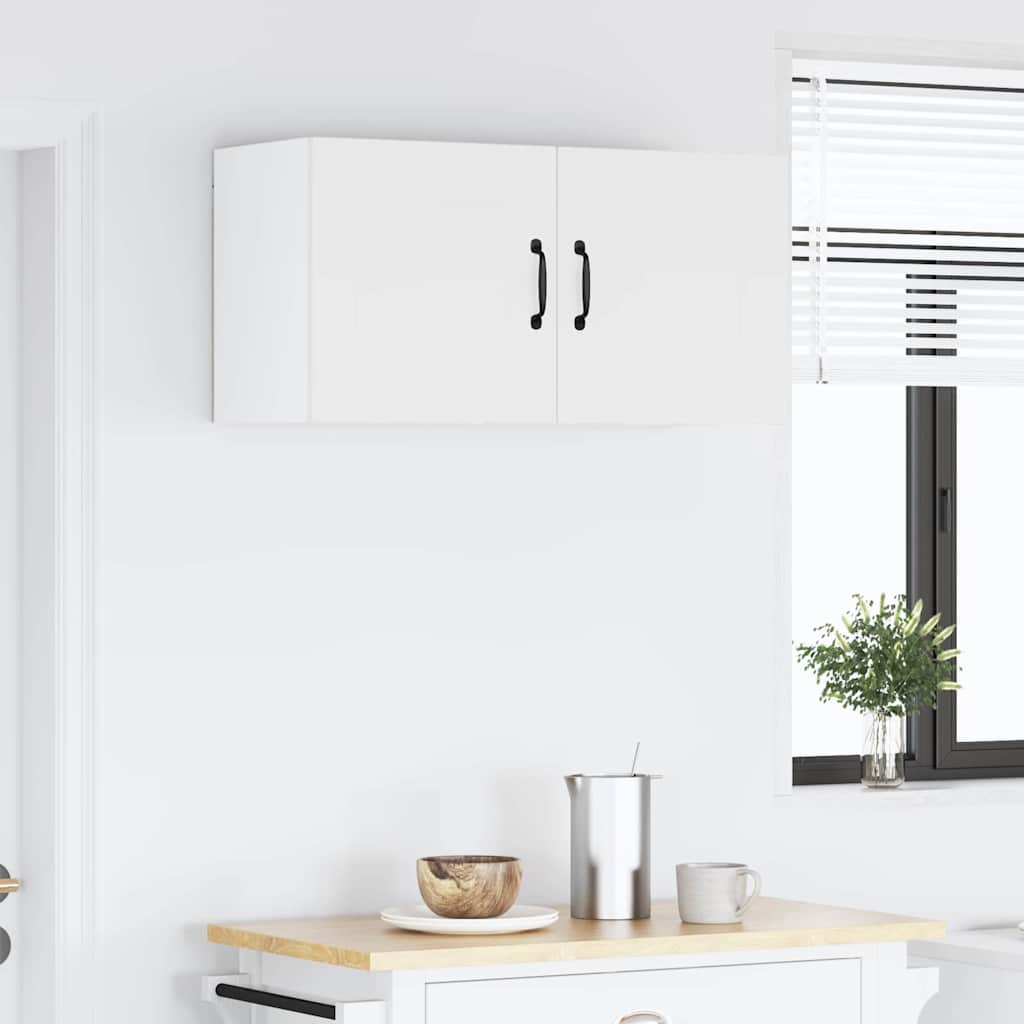 Dulap suspendat de bucatarie Alb 80 x 31 x 40 cm Lemn compozit — imaginea 5