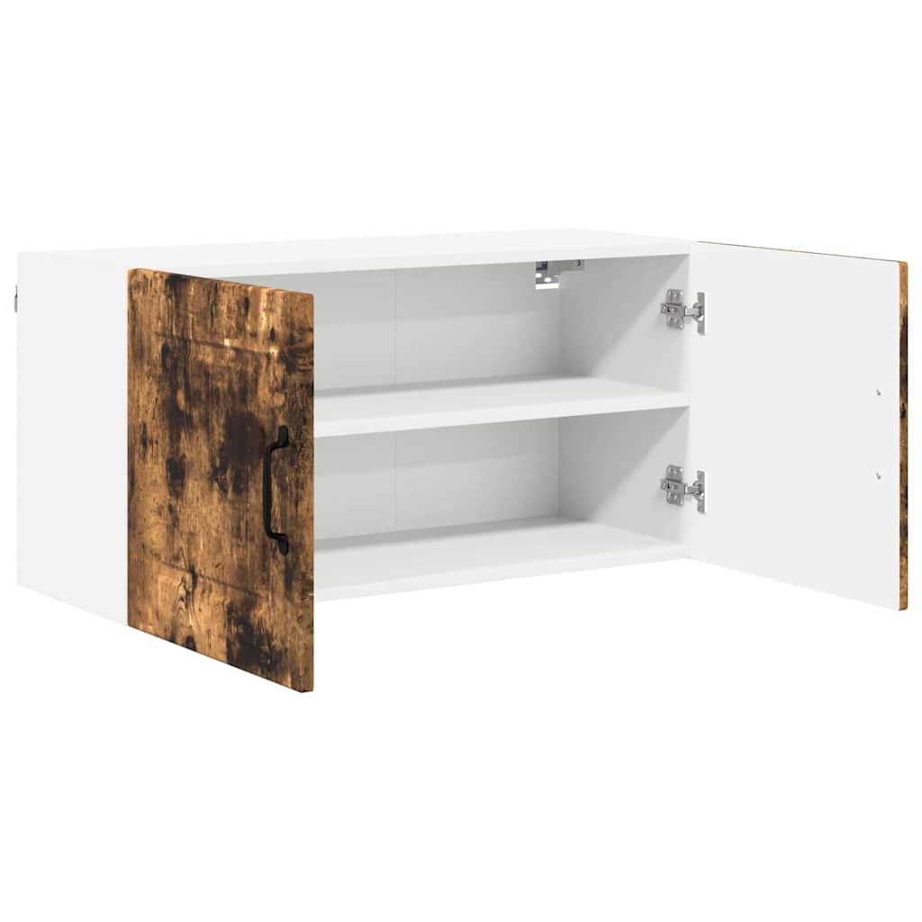 Dulap suspendat de bucatarie Stejar fumuriu 80 x 31 x 40 cm — imaginea 6