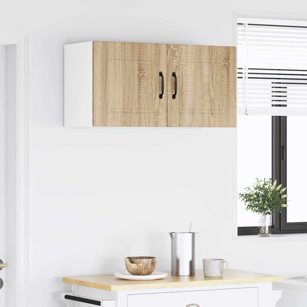 Dulap suspendat de bucatarie Stejar Sonoma 80 x 31 x 40 cm — imaginea 5