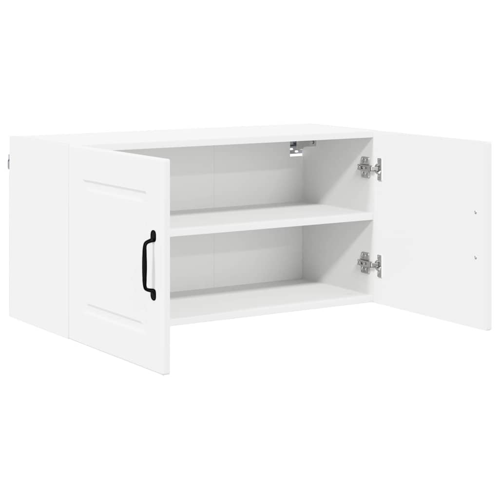 Dulap suspendat de bucatarie Alb 80 x 31 x 40 cm Lemn compozit — imaginea 6
