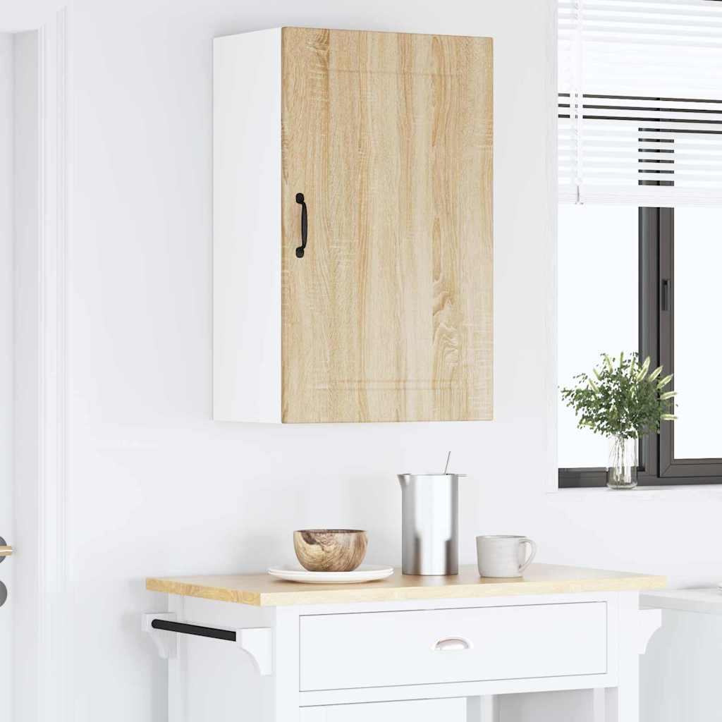 Dulap suspendat de bucatarie Stejar Sonoma 50 x 31 x 80 cm — imaginea 5