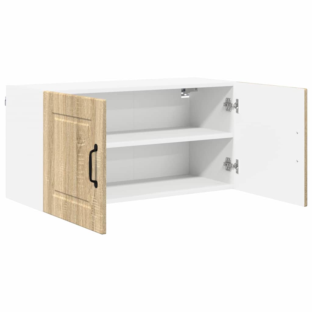 Dulap suspendat de bucatarie Stejar Sonoma 80 x 31 x 40 cm — imaginea 6