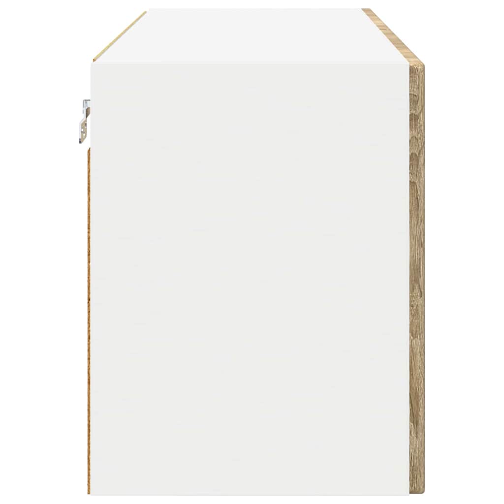 Dulap suspendat de bucatarie Stejar Sonoma 80 x 31 x 40 cm — imaginea 8