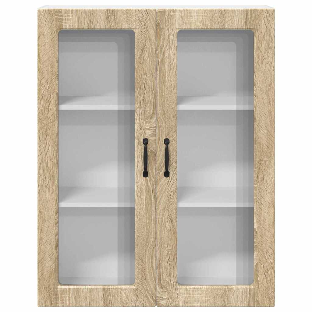 Dulap suspendat de bucatarie Stejar Sonoma 80 x 31 x 100 cm — imaginea 7
