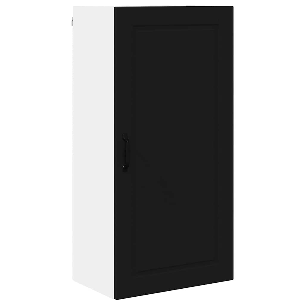 Dulap suspendat de bucatarie cu raft Negru 50 x 31 x 100 cm