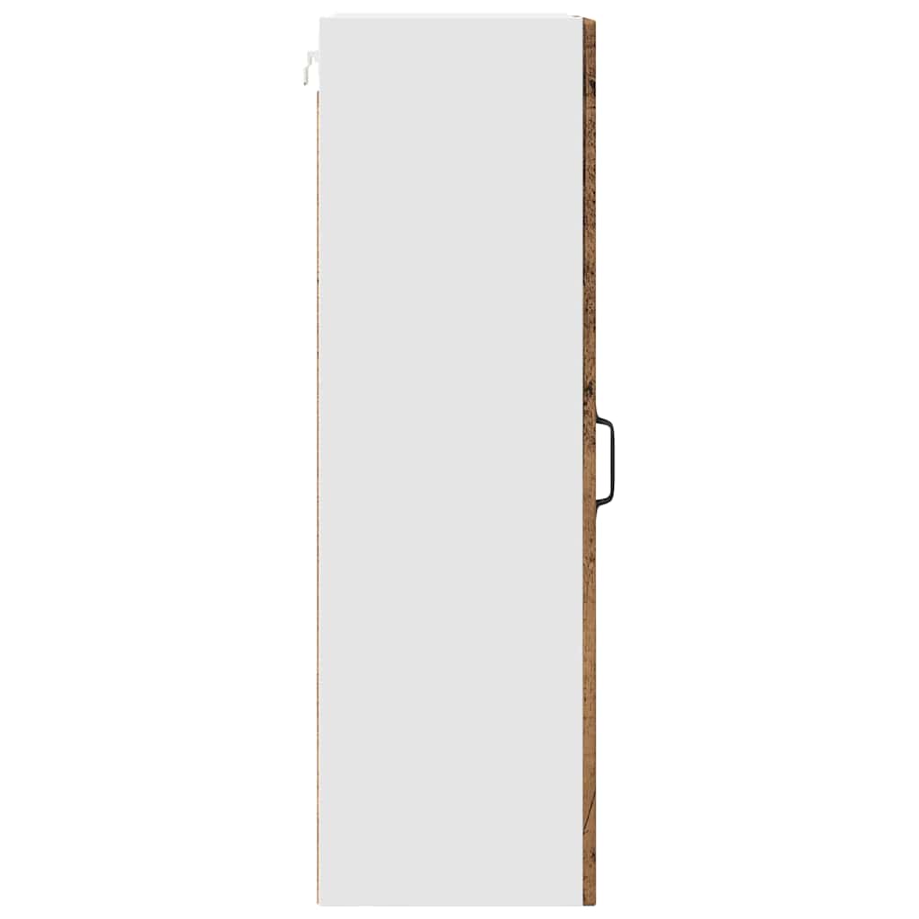 Dulap suspendat de bucatarie cu usa Lemn Vechi 50 x 31 x 100 cm — imaginea 8