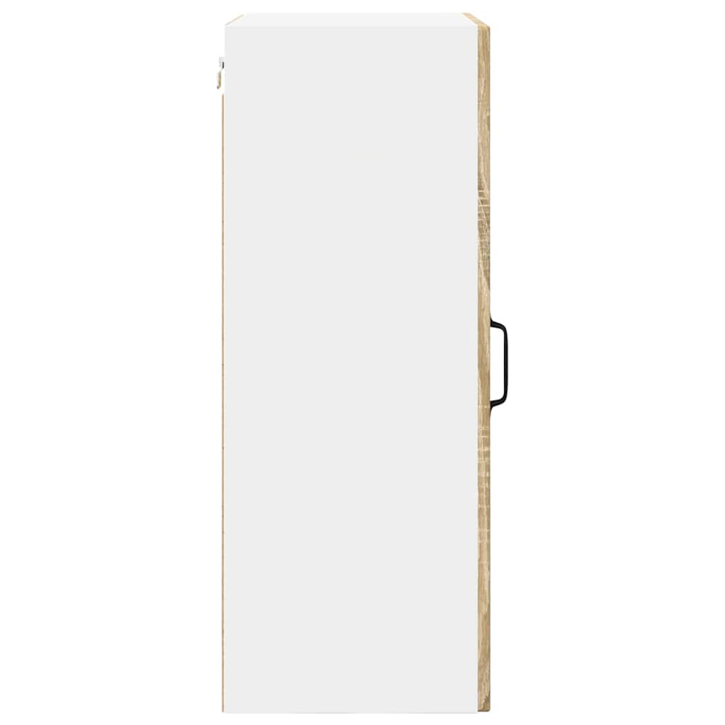 Dulap suspendat de bucatarie Stejar Sonoma 50 x 31 x 80 cm — imaginea 8