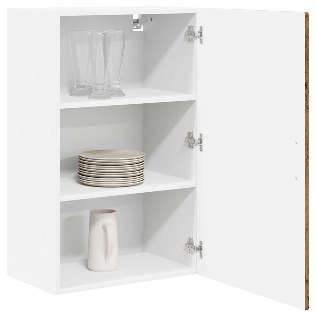 Dulap suspendat de bucatarie cu raft Lemn Vechi 50 x 31 x 80 cm — imaginea 4