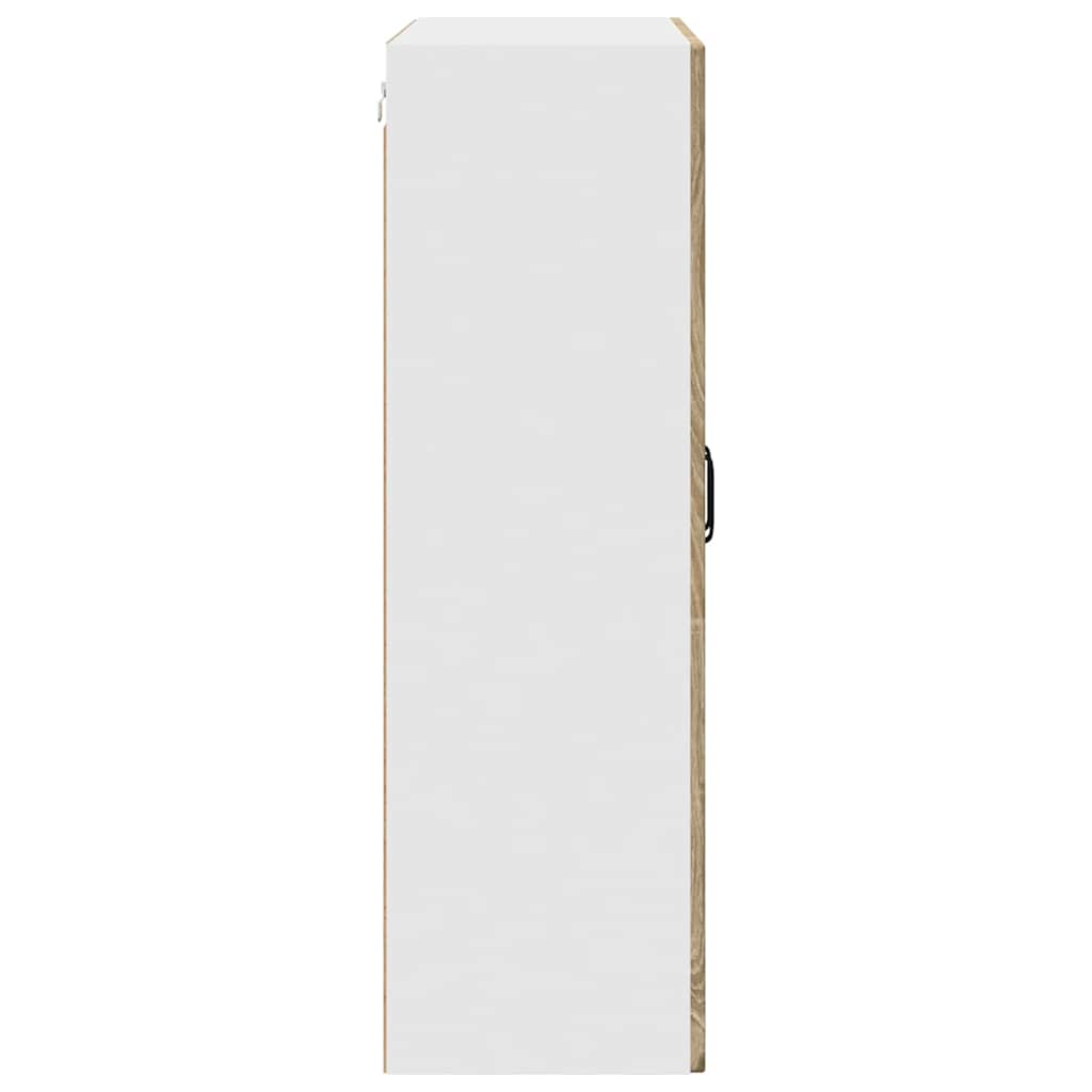 Dulap suspendat de bucatarie Stejar Sonoma 80 x 31 x 100 cm — imaginea 8
