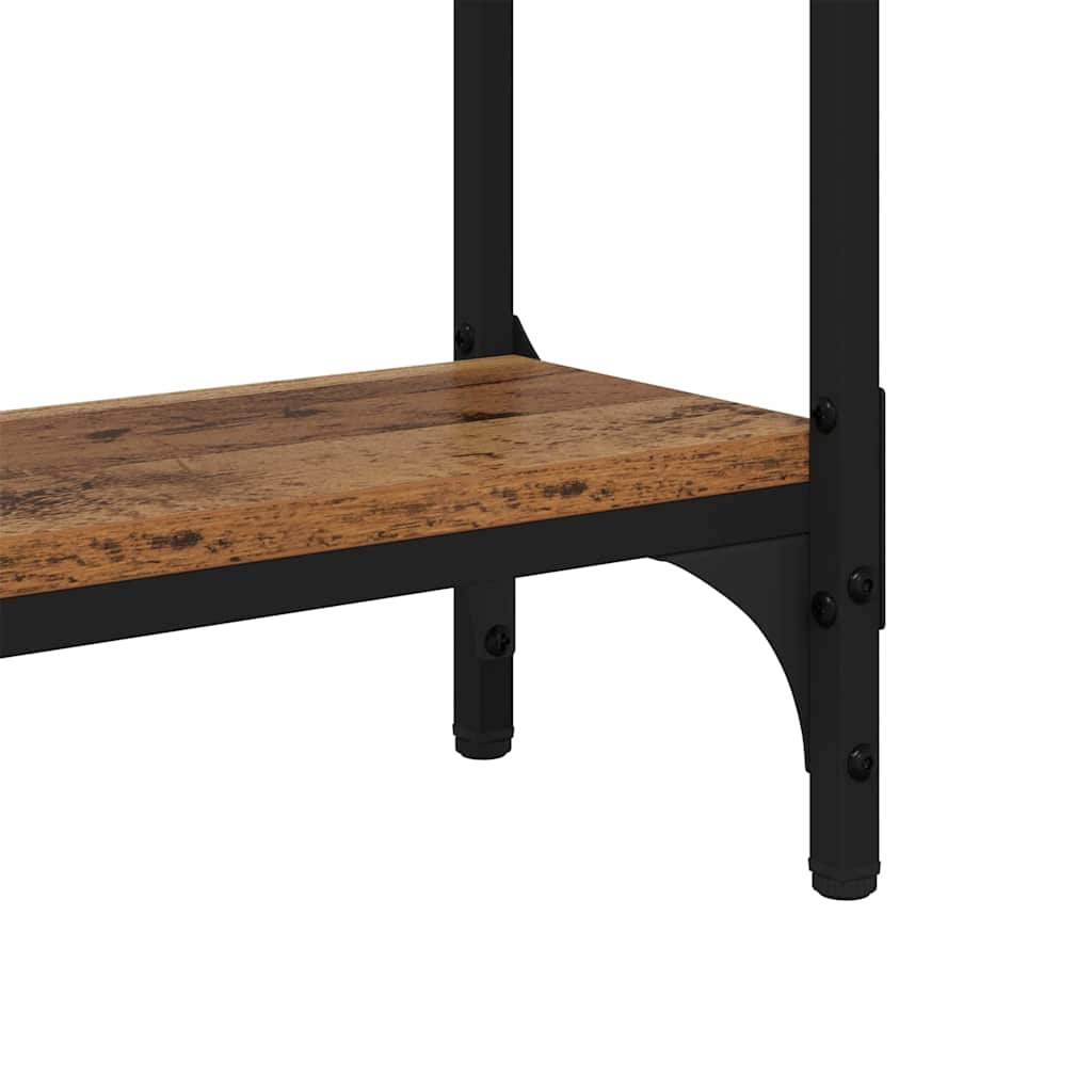 Masa de consola Lemn Vechi 75 x 22,5 x 75 cm Lemn compozit — imaginea 9