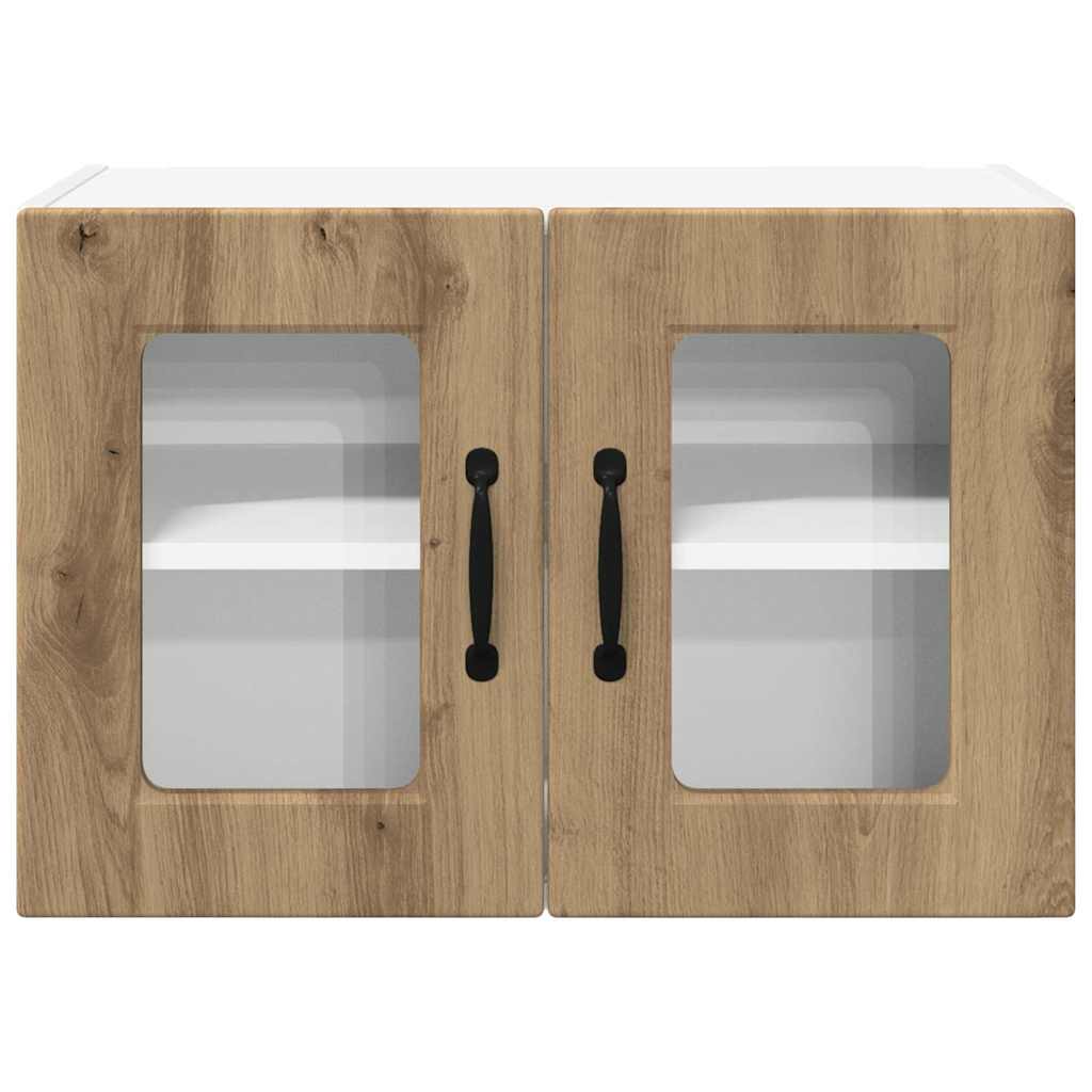 Dulap suspendat de bucatarie Stejar Artizanal 60 x 31 x 40 cm — imaginea 7