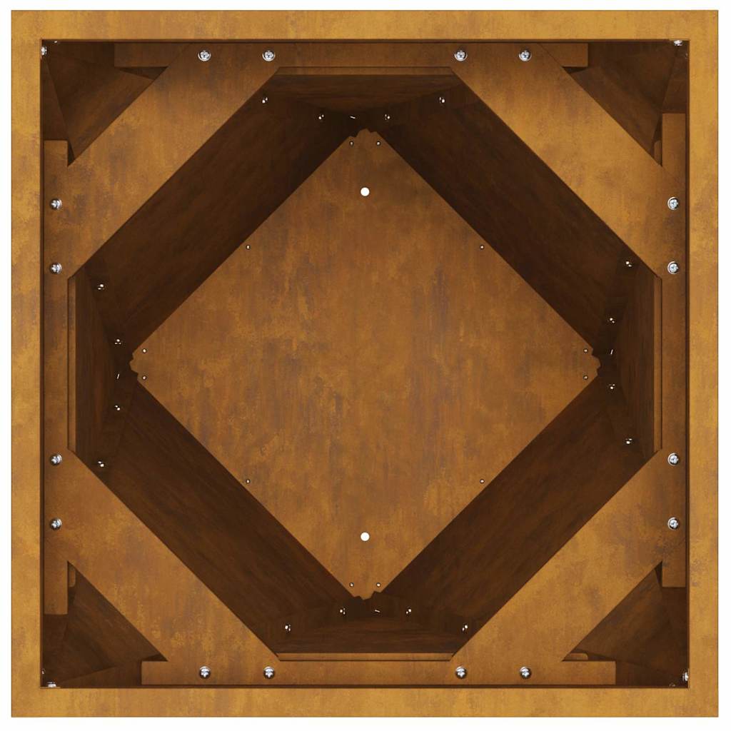 Jardiniera 2 pcs Ruginit 50 x 50 x 75 cm — imaginea 8