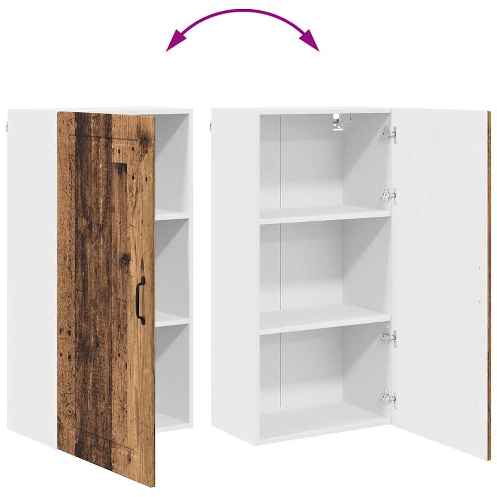 Dulap suspendat de bucatarie cu usa Lemn Vechi 50 x 31 x 100 cm — imaginea 12