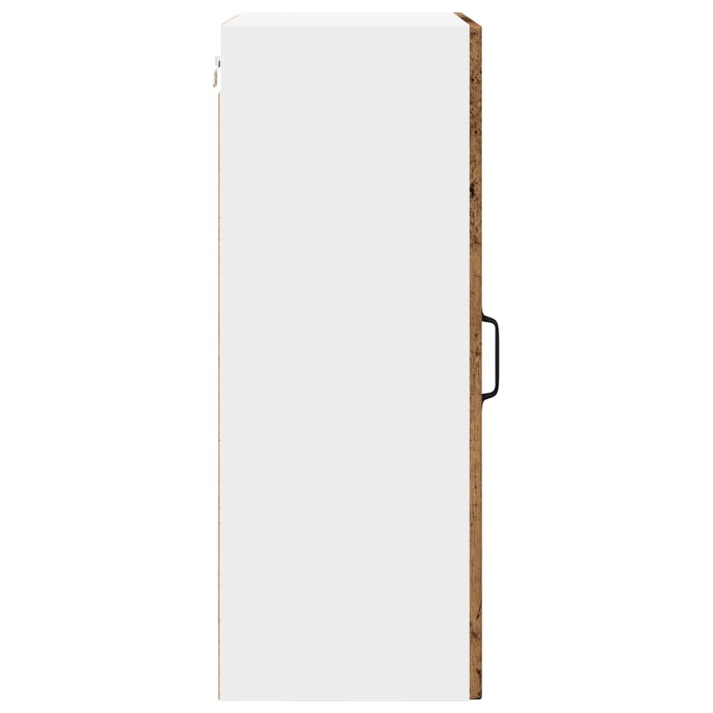 Dulap suspendat de bucatarie cu raft Lemn Vechi 50 x 31 x 80 cm — imaginea 8