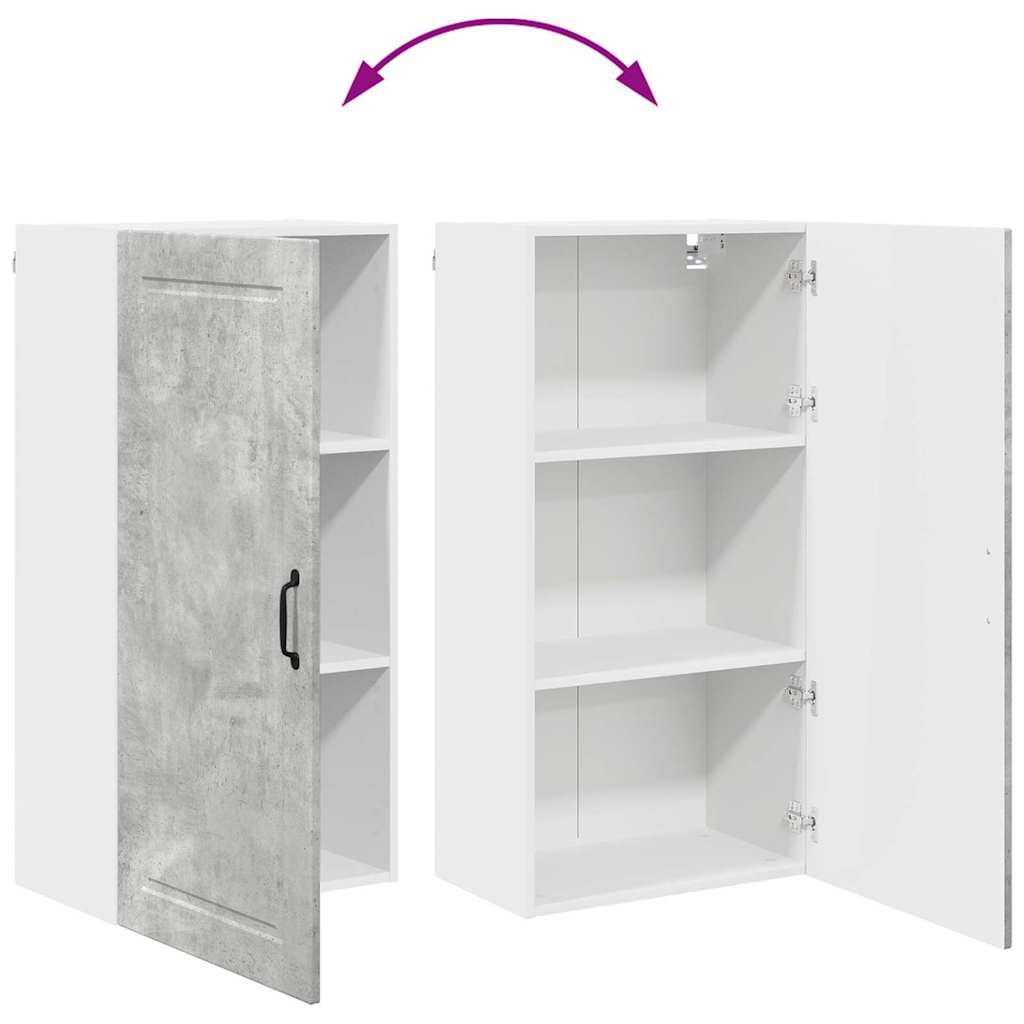 Dulap suspendat de bucatarie Gri din beton 50 x 31 x 100 cm — imaginea 12