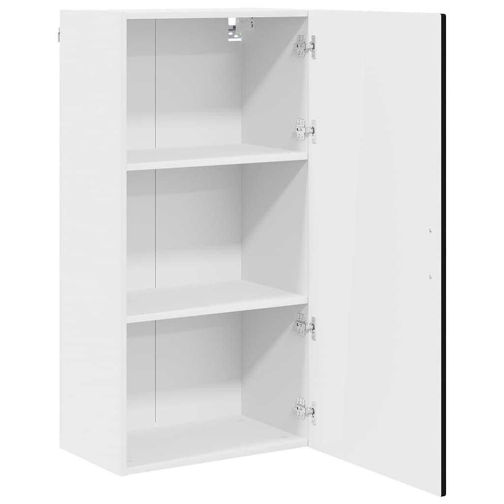 Dulap suspendat de bucatarie cu raft Negru 50 x 31 x 100 cm — imaginea 6