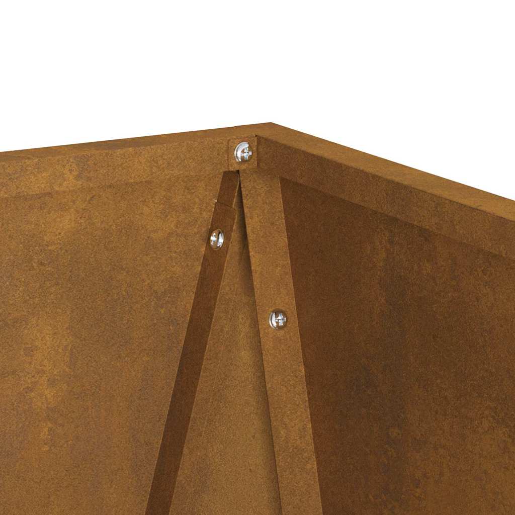 Jardiniera 2 pcs Ruginit 50 x 50 x 75 cm — imaginea 9