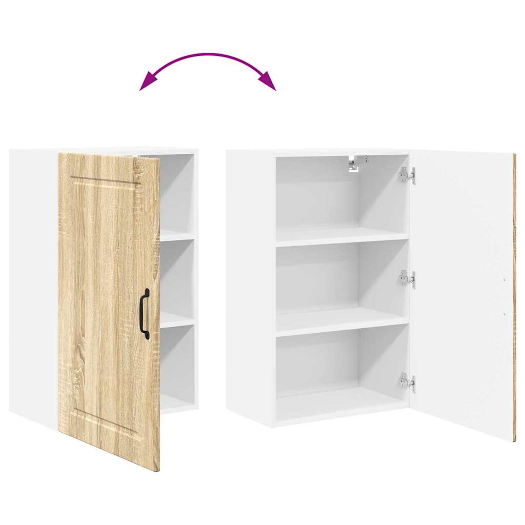 Dulap suspendat de bucatarie Stejar Sonoma 50 x 31 x 80 cm — imaginea 12