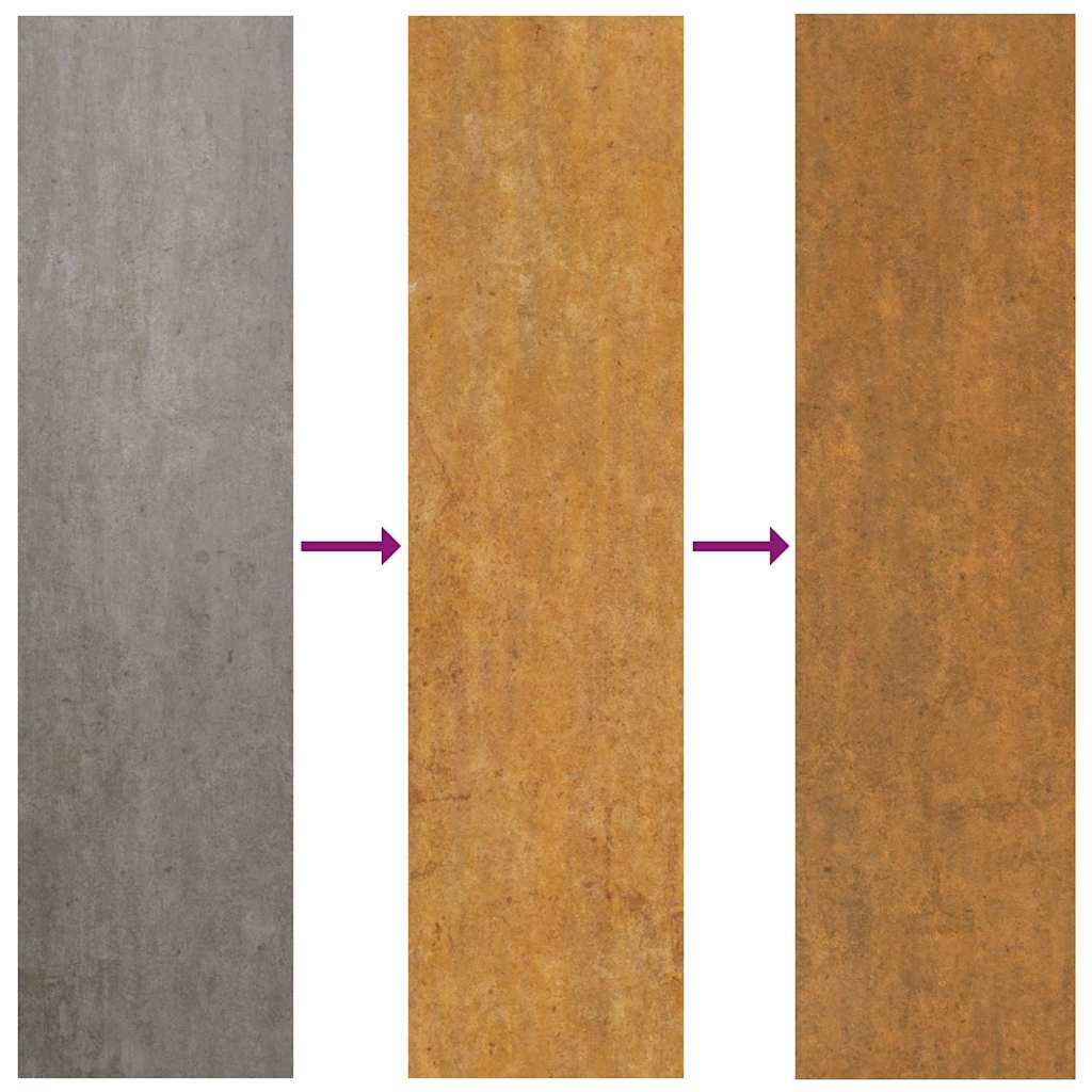 Jardiniera 2 pcs Ruginit 50 x 50 x 75 cm — imaginea 10