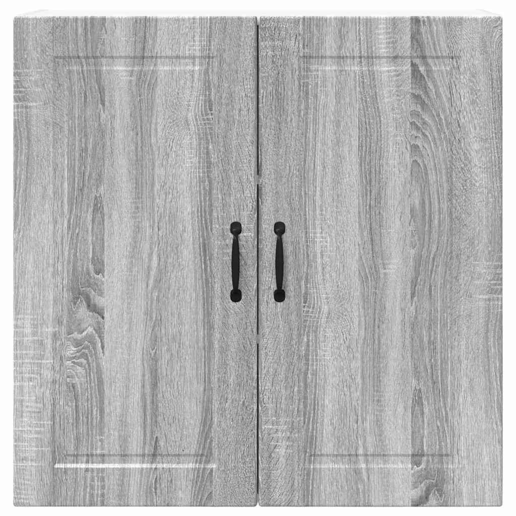Dulap suspendat de bucatarie cu raft Gri Sonoma 80 x 31 x 80 cm — imaginea 7