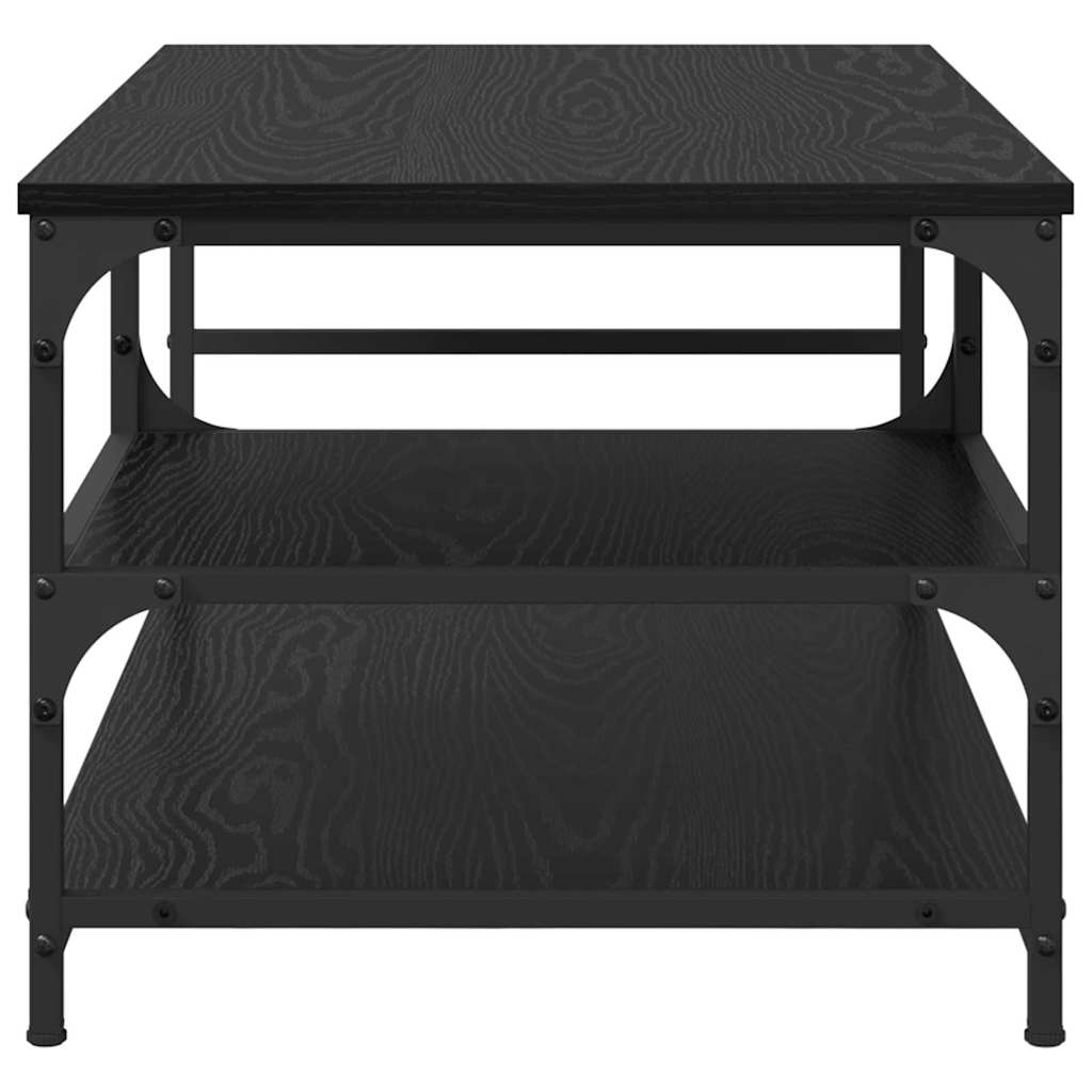 Masa de cafea Stejar Negru 90 x 49 x 40 cm Lemn compozit — imaginea 7