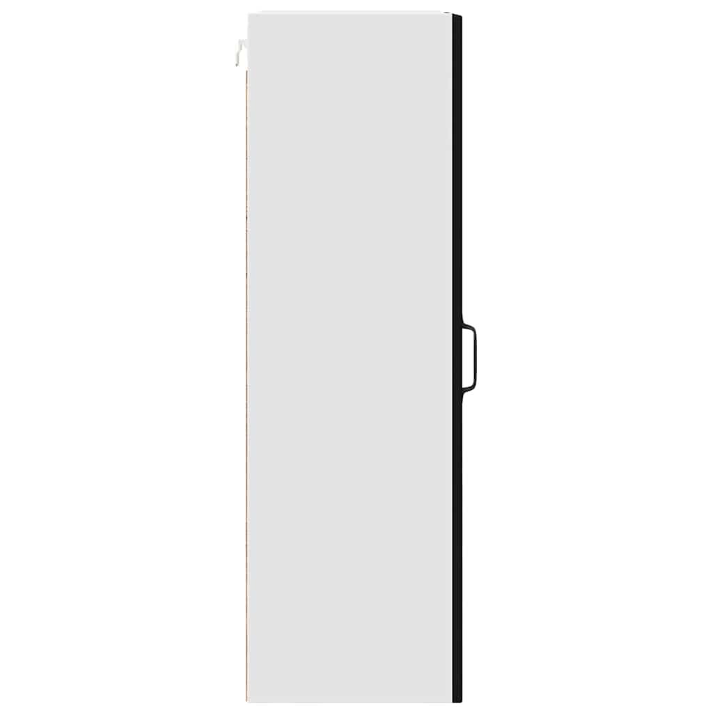 Dulap suspendat de bucatarie cu raft Negru 50 x 31 x 100 cm — imaginea 8