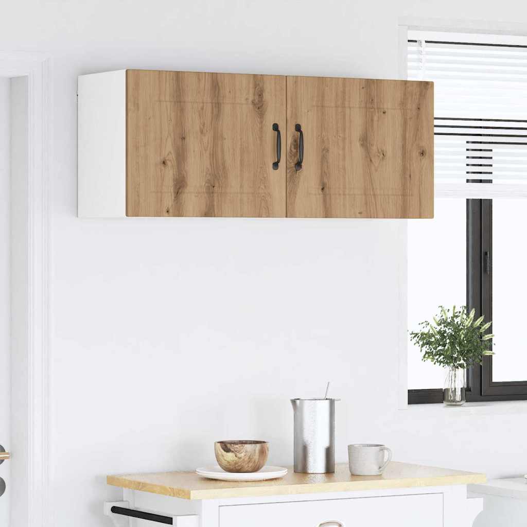 Dulap suspendat de bucatarie Stejar Artizanal 50 x 31 x 40 cm — imaginea 5