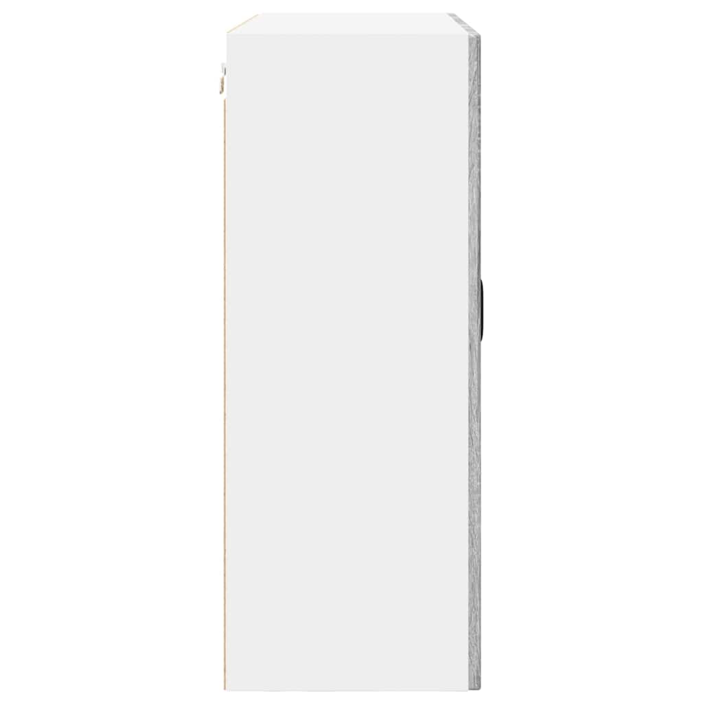 Dulap suspendat de bucatarie cu raft Gri Sonoma 80 x 31 x 80 cm — imaginea 8
