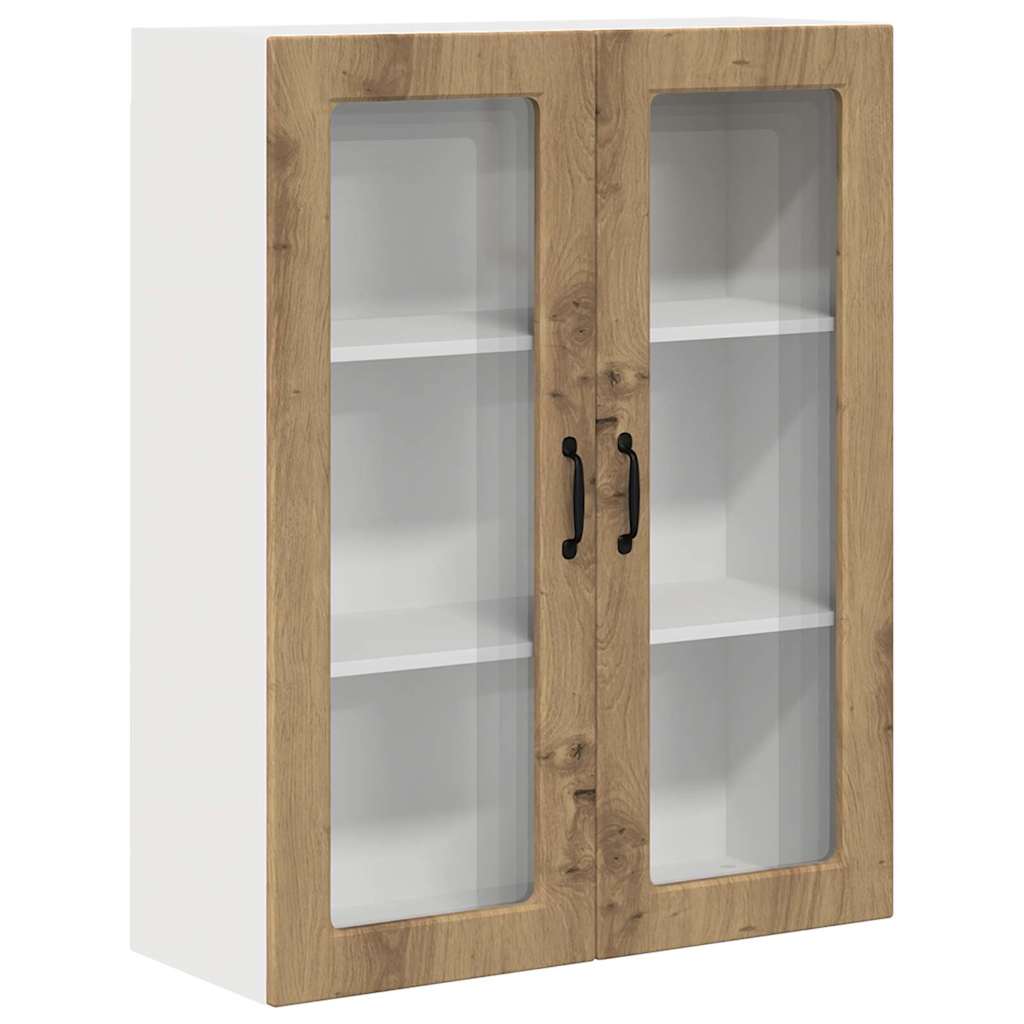 Dulap suspendat de bucatarie Stejar Artizanal 80 x 31 x 100 cm