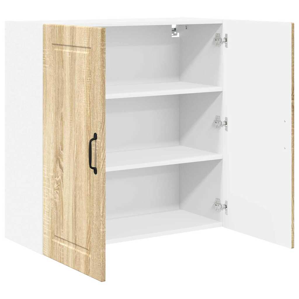 Dulap suspendat de bucatarie Stejar Sonoma 80 x 31 x 80 cm — imaginea 6