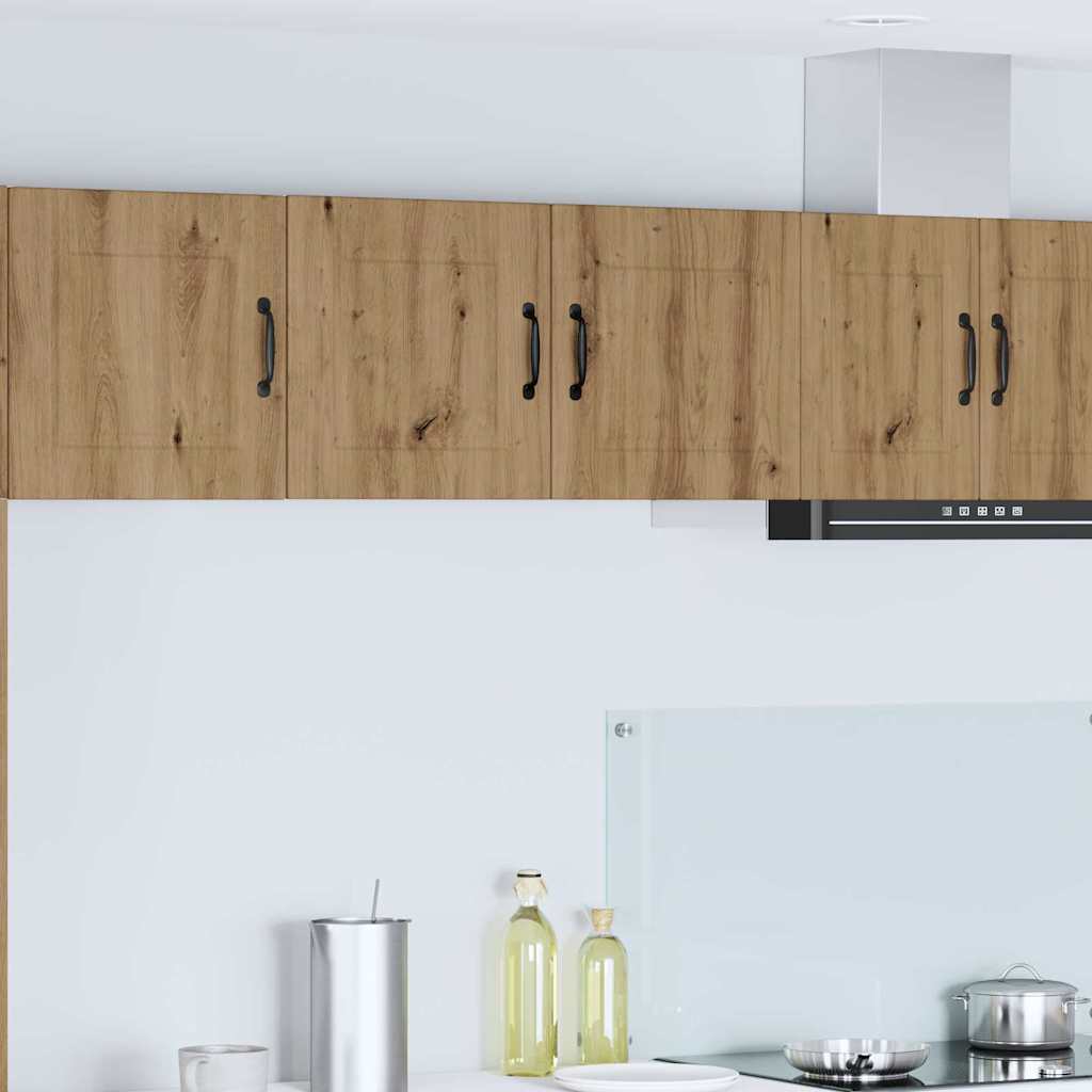 Dulap suspendat de bucatarie Stejar Artizanal 80 x 31 x 40 cm — imaginea 2