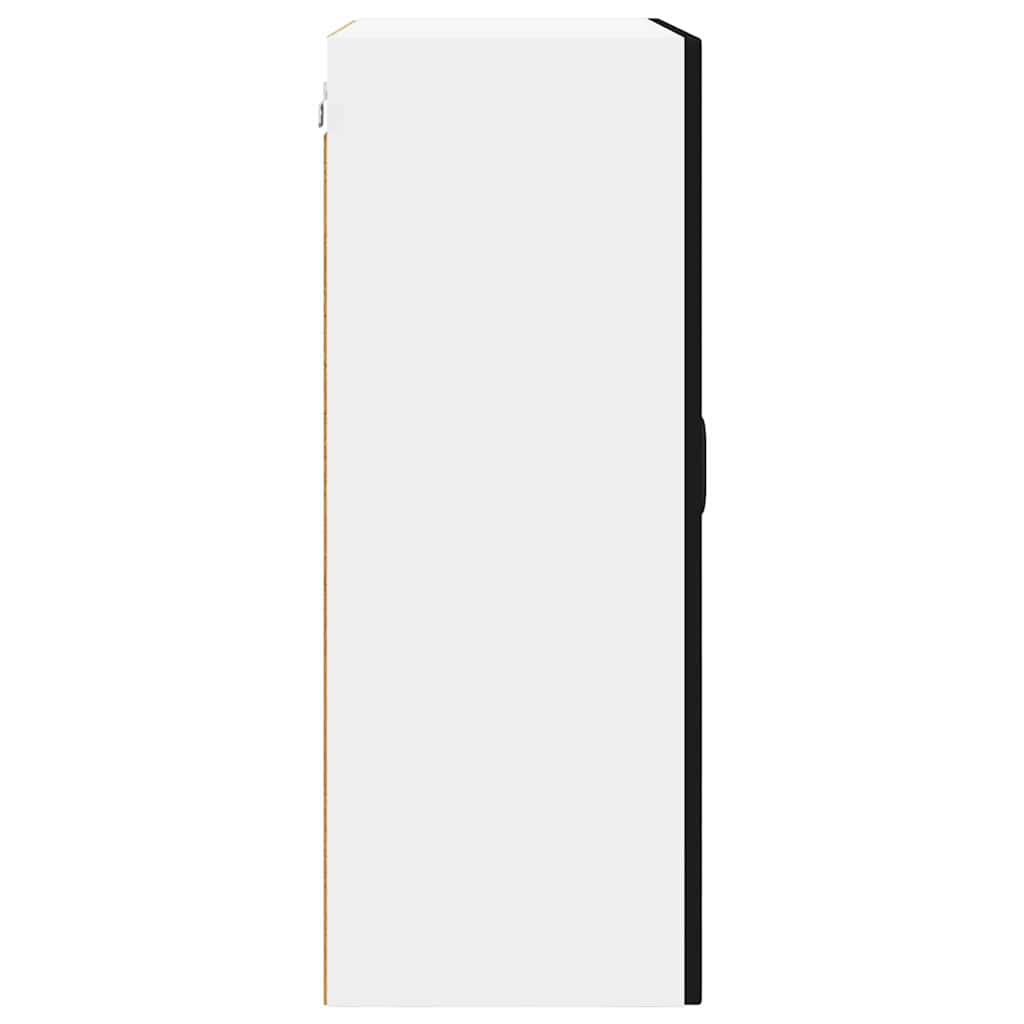 Dulap suspendat de bucatarie cu raft Negru 60 x 31 x 80 cm — imaginea 8