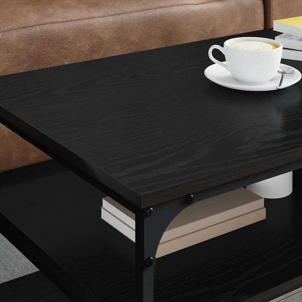 Masa de cafea Stejar Negru 100 x 50 x 45 cm Lemn compozit — imaginea 5