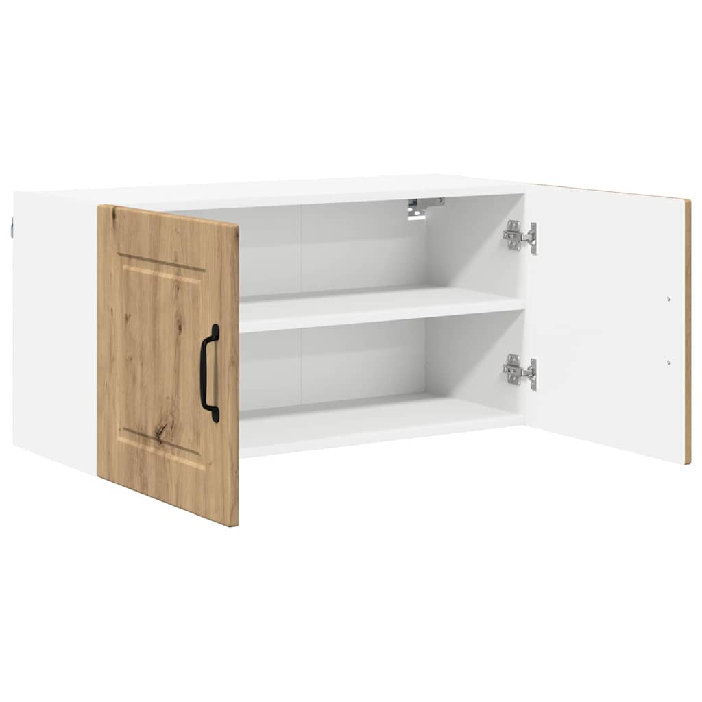 Dulap suspendat de bucatarie Stejar Artizanal 80 x 31 x 40 cm — imaginea 6