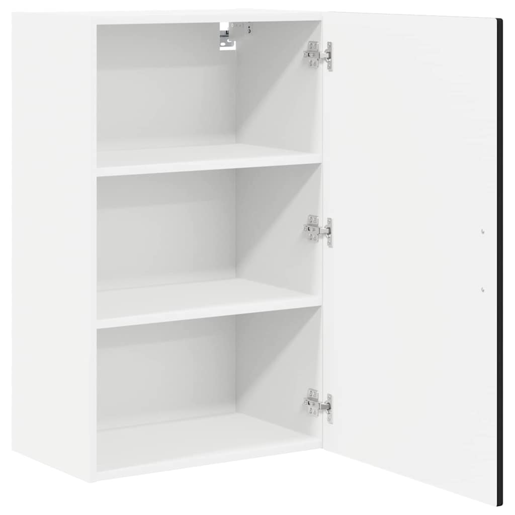 Dulap suspendat de bucatarie cu raft Negru 50 x 31 x 80 cm — imaginea 6