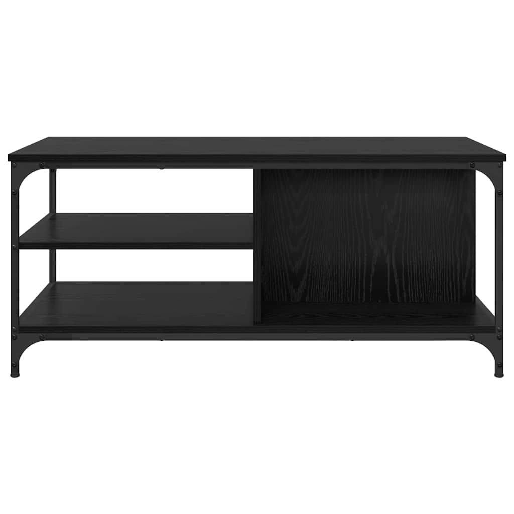 Masa de cafea Stejar Negru 100 x 50 x 45 cm Lemn compozit — imaginea 6