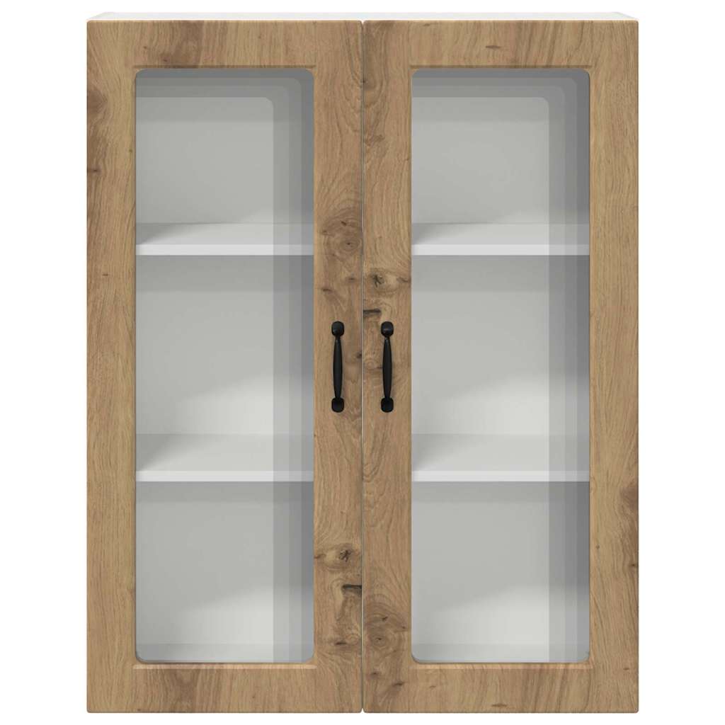 Dulap suspendat de bucatarie Stejar Artizanal 80 x 31 x 100 cm — imaginea 7