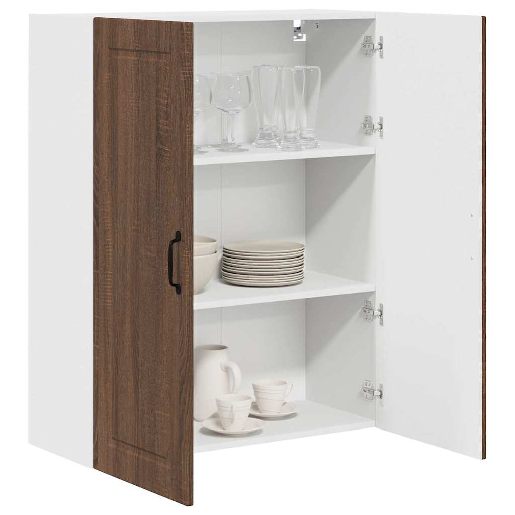Dulap suspendat de bucatarie Stejar inchis 80 x 31 x 100 cm — imaginea 4
