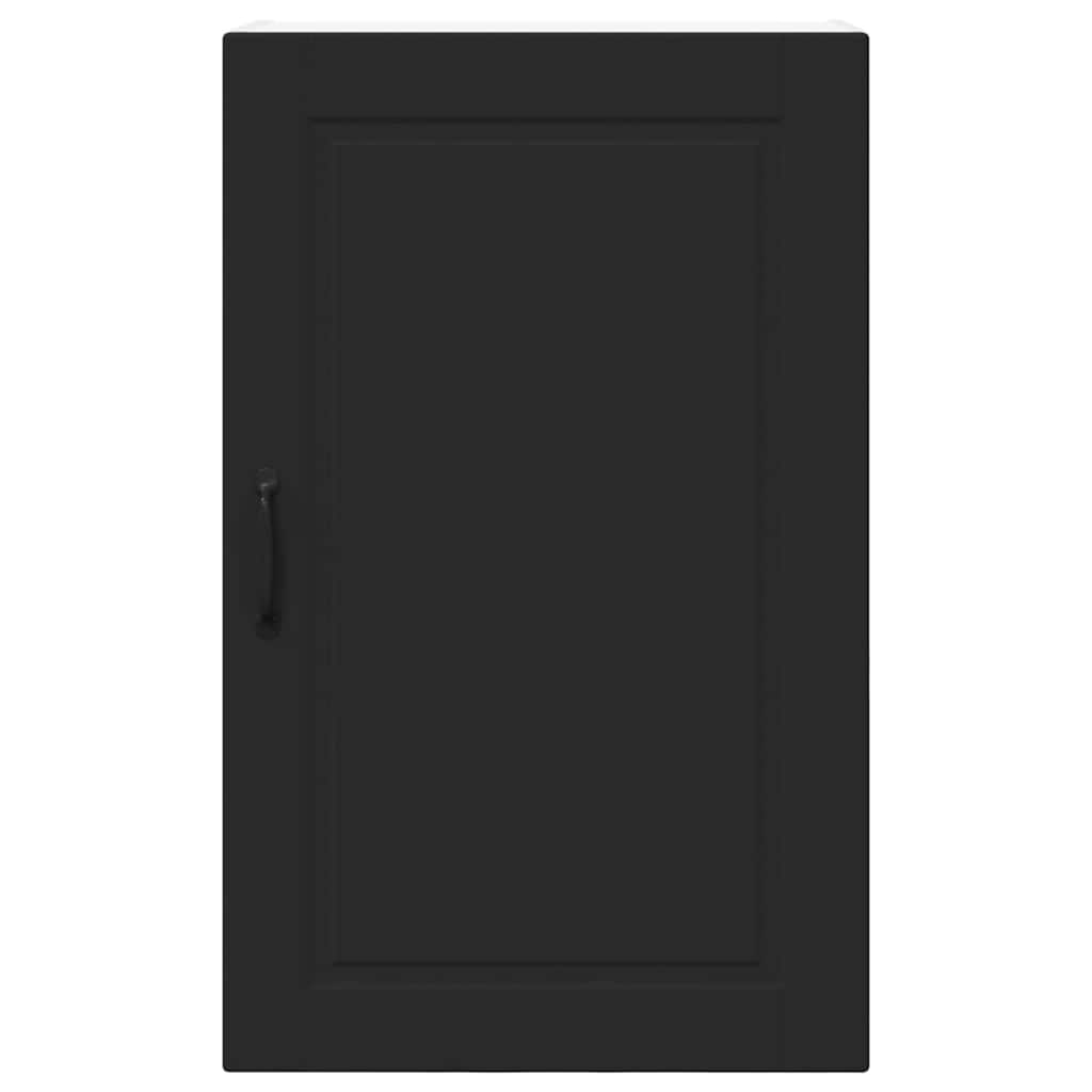 Dulap suspendat de bucatarie cu raft Negru 50 x 31 x 80 cm — imaginea 7