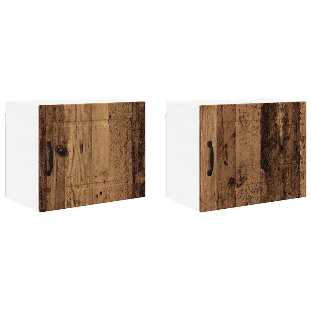 Dulap suspendat de bucatarie 2 pcs Lemn Vechi 50 x 31 x 40 cm — imaginea 7