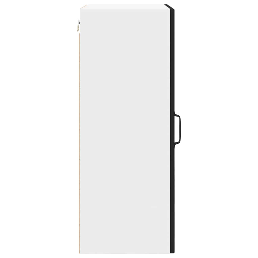 Dulap suspendat de bucatarie cu raft Negru 50 x 31 x 80 cm — imaginea 8