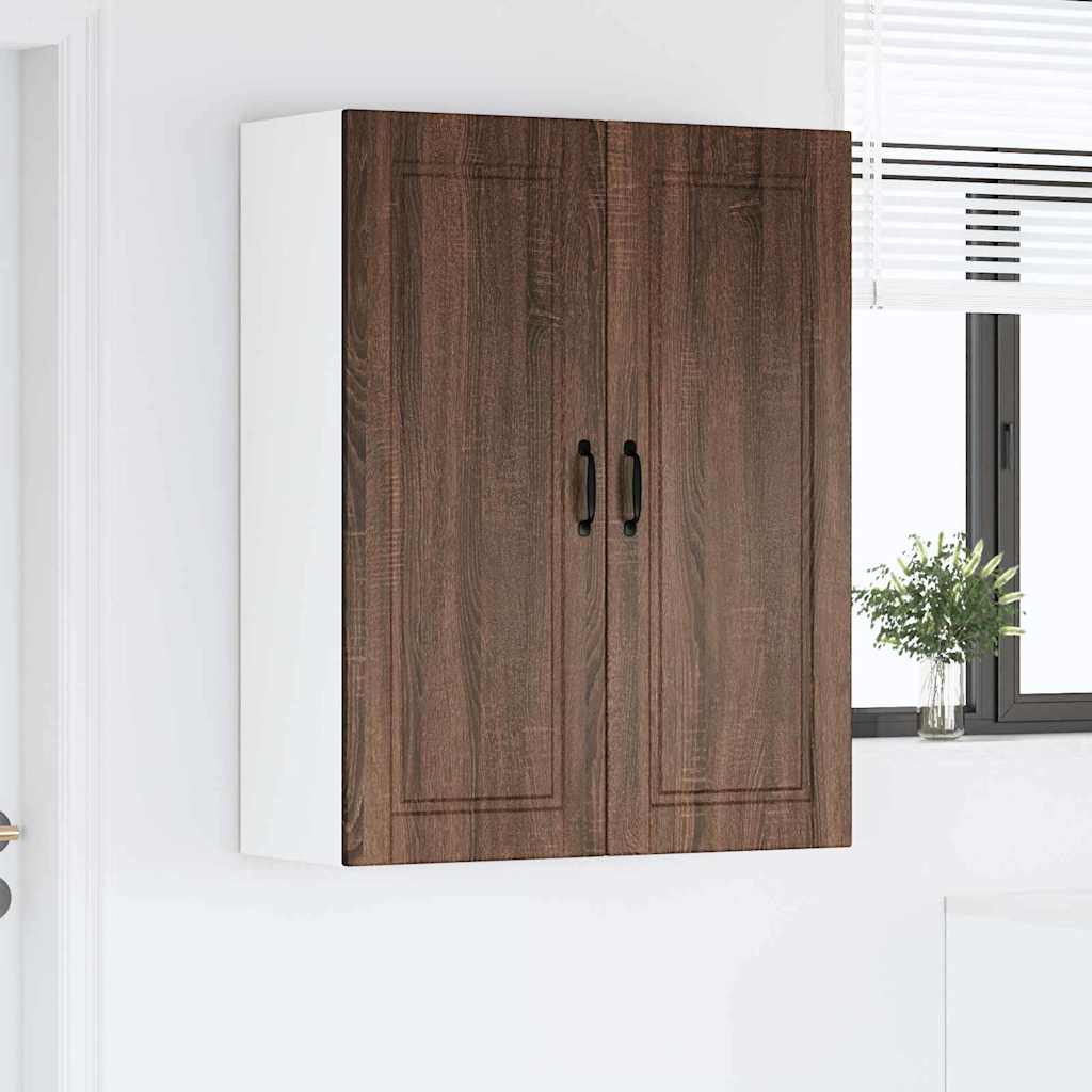 Dulap suspendat de bucatarie Stejar inchis 80 x 31 x 100 cm — imaginea 5